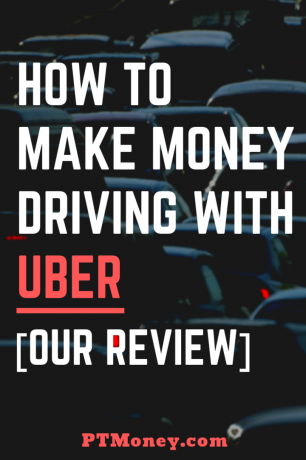 Uždirbkite pinigų vairuodami naudodami „Uber“ 