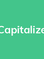 Capitaliser