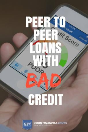 Peer-to-Peer-Kredite für schlechte Kredite