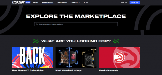NBA Top Shot Marketplace