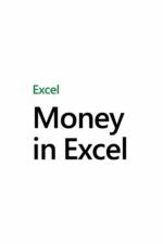 ფული Excel-ის ლოგოში