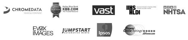 Logotipi VehicleHistory.com podatkovnih partnerjev